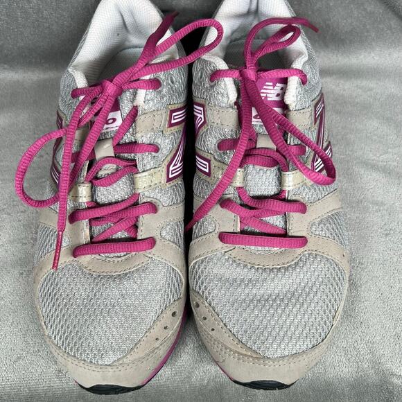 New Balance Womens 690 Gray Pink Sneakers Size 8 - Picture 6 of 10